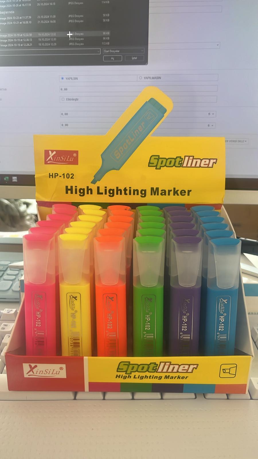 XİNSİLU SPOT LİNER FOSFORLU KALEM