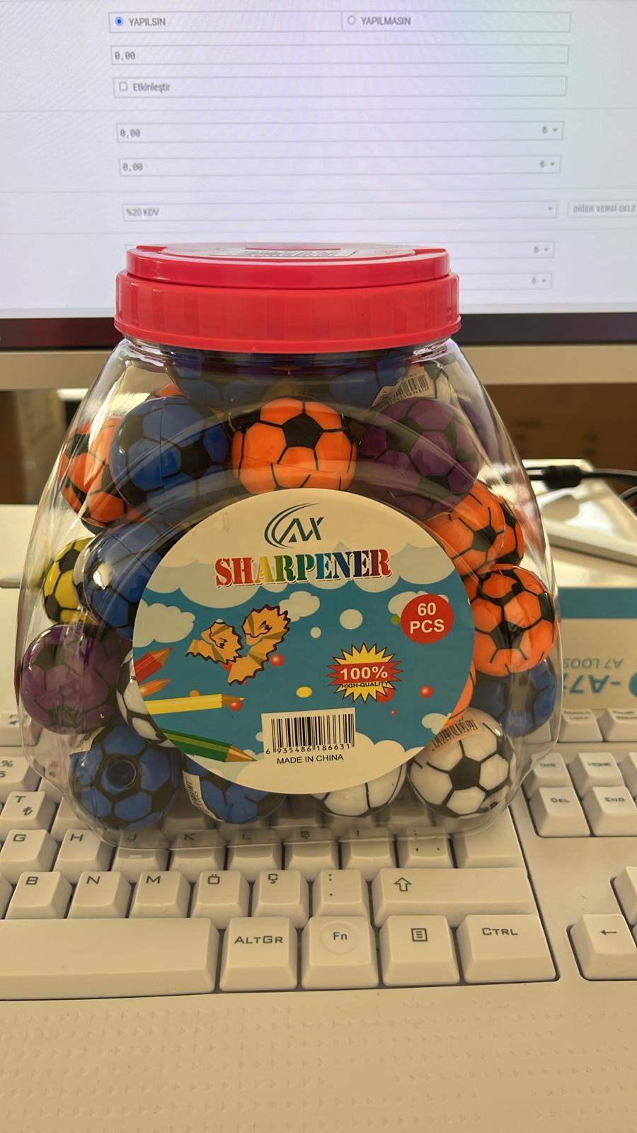 SHARPENER FUTBOL TOPU KALEMTRAŞ