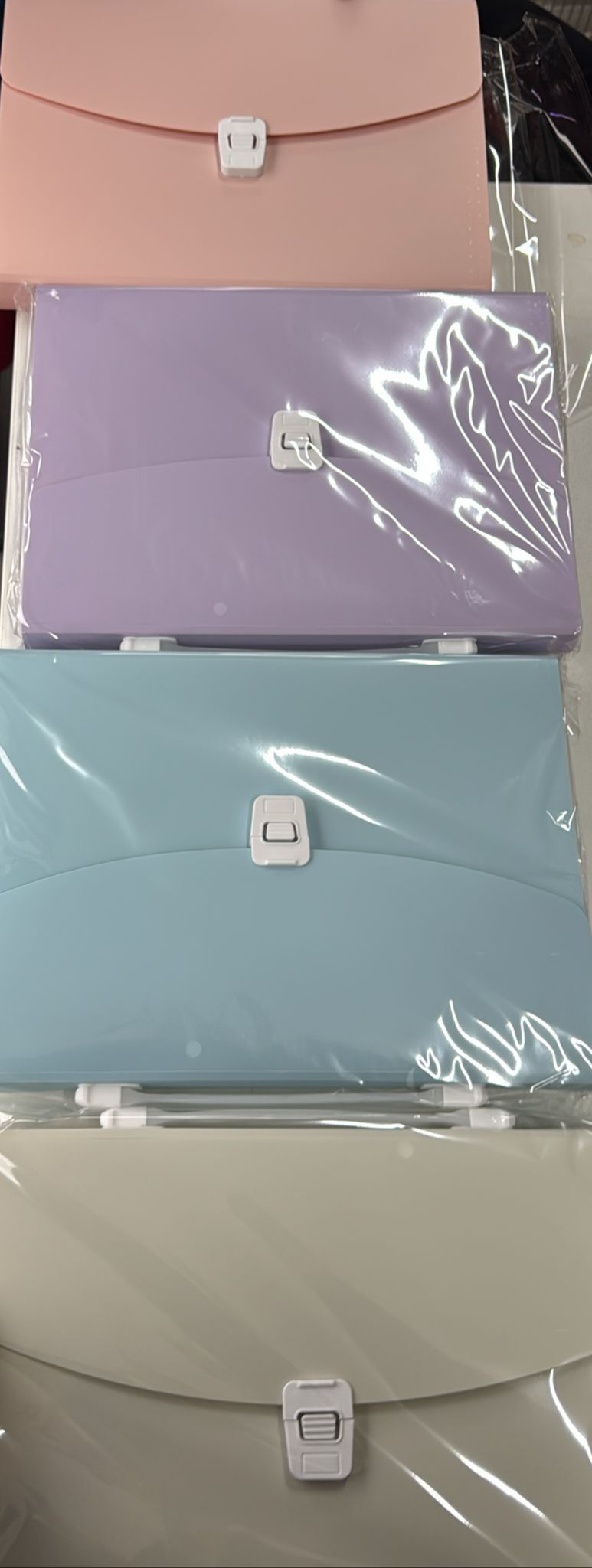 PASTEL RENKLİ 13 BÖLMELİ AKORDİYON DOSYA