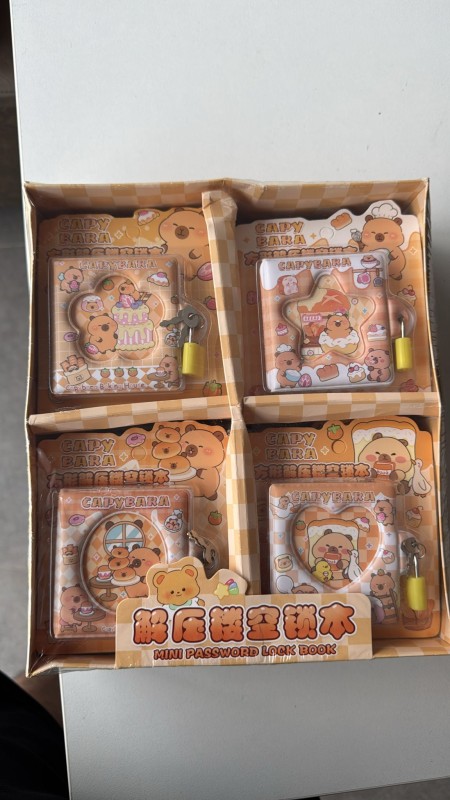 CAPİBARA MİNİ KİLİTLİ DEFTER