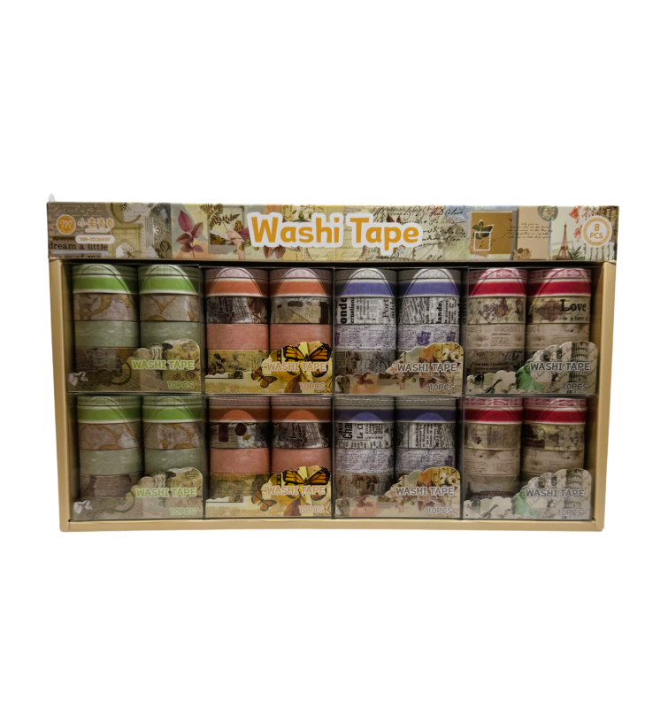 WASHİ TAPE 10'LU BANT SETİ