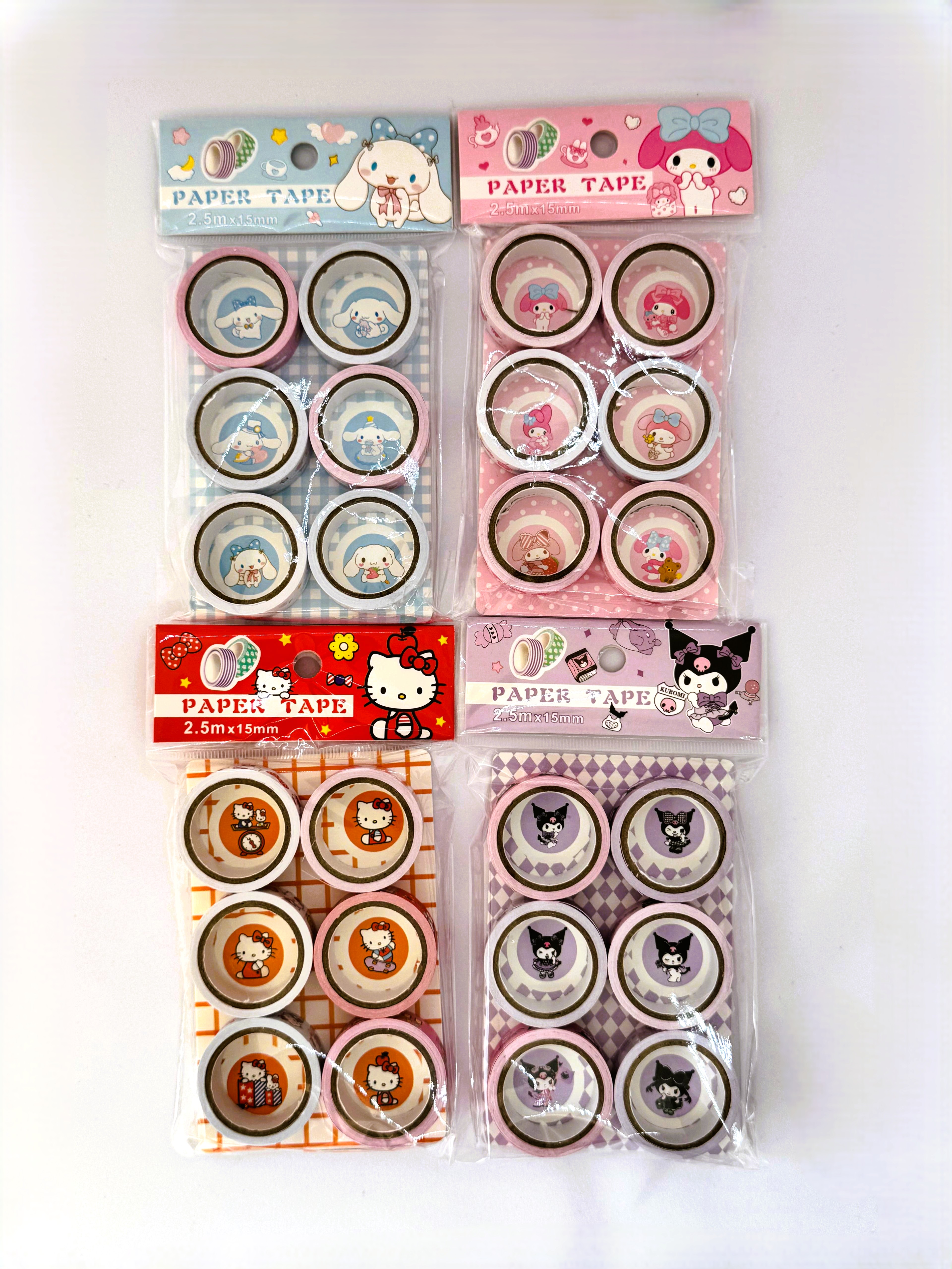 KUROMİ-MELODY-CINEMAROLL 6'LI BANT SETİ