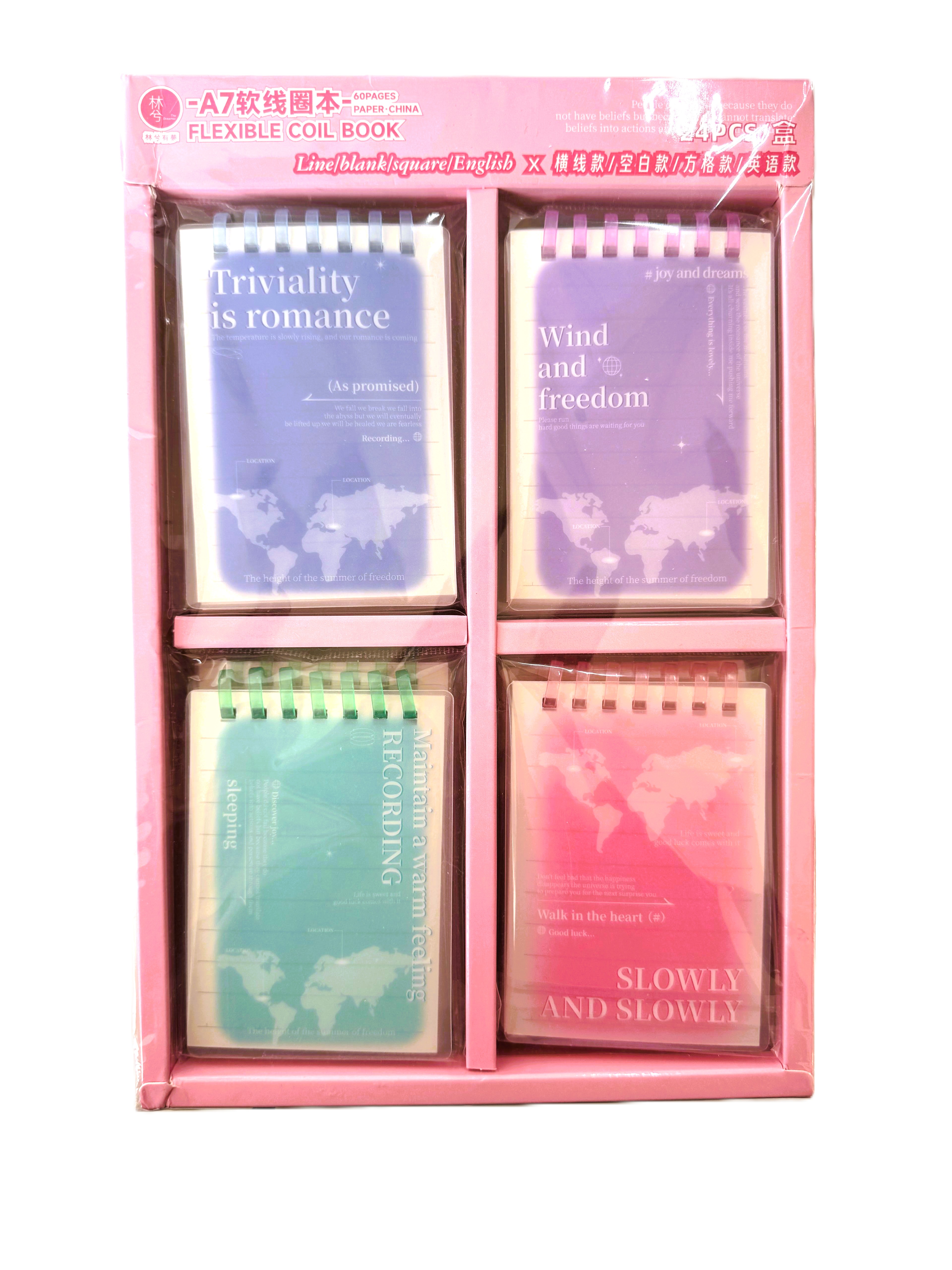 24'LÜ PP KAPAK (FREEDOM-BABY BEAR-MY JOUNRY-YOYO) NOT DEFTERİ