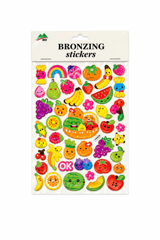 BRONZİNG (MEYVE-UNİCORN-ASTRONOT-BALIK) 3D STİCKERS