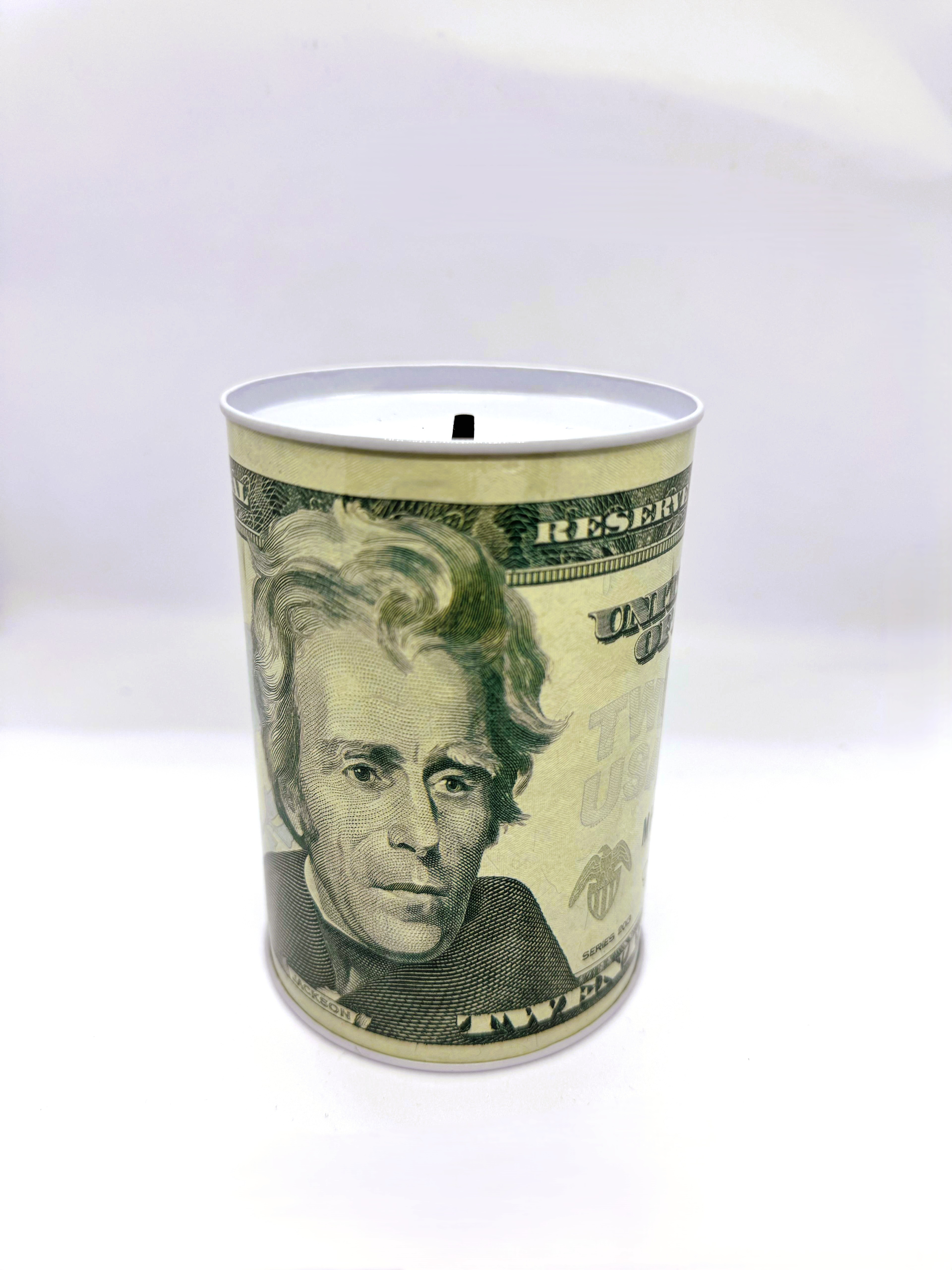 SİLİNDİR PARA DESENLİ (B.BOY) KUMBARA