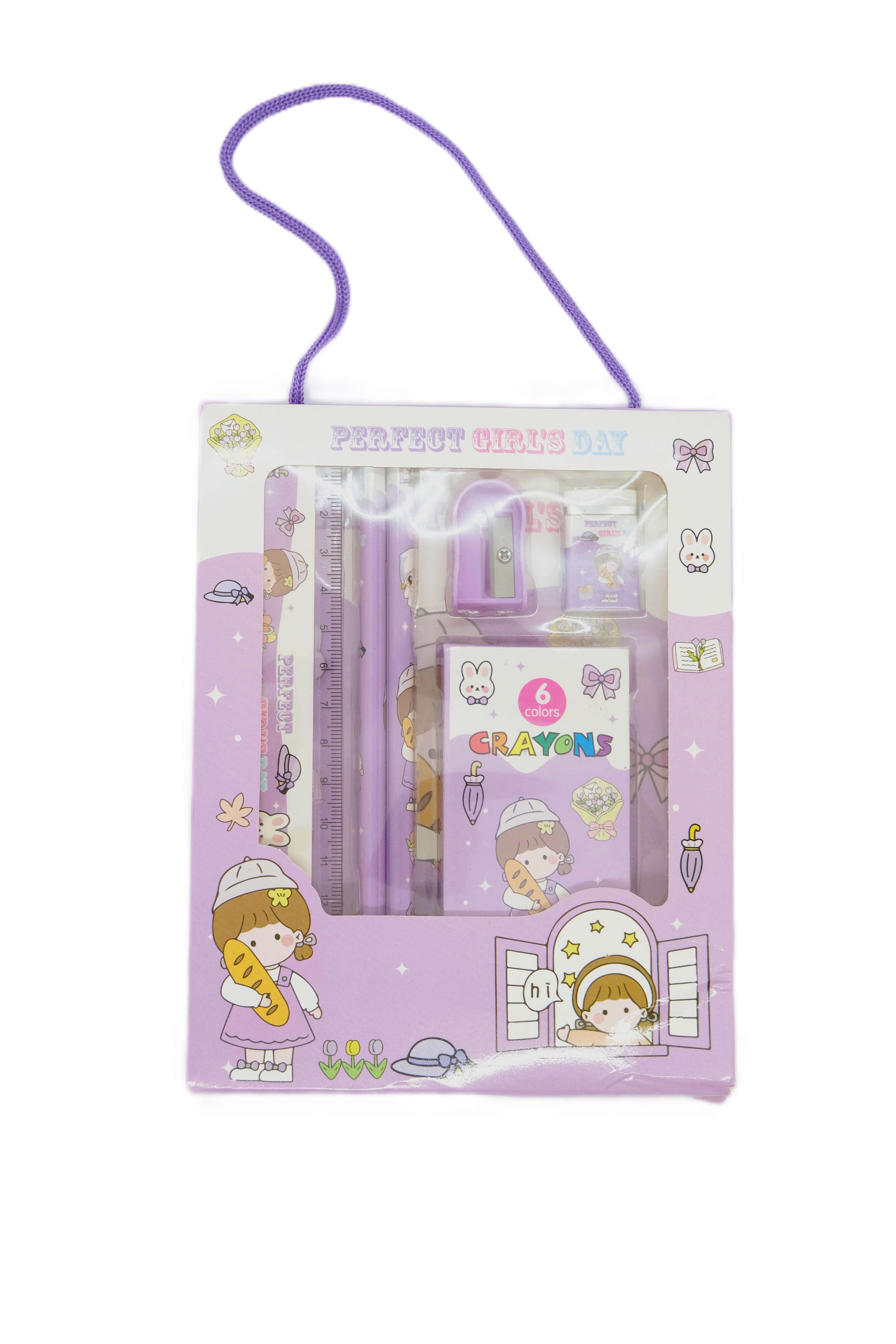 2018 (KALEM-CETVEL-SİLGİ-KALEMTRAŞ-MUM BOYA)SETİ