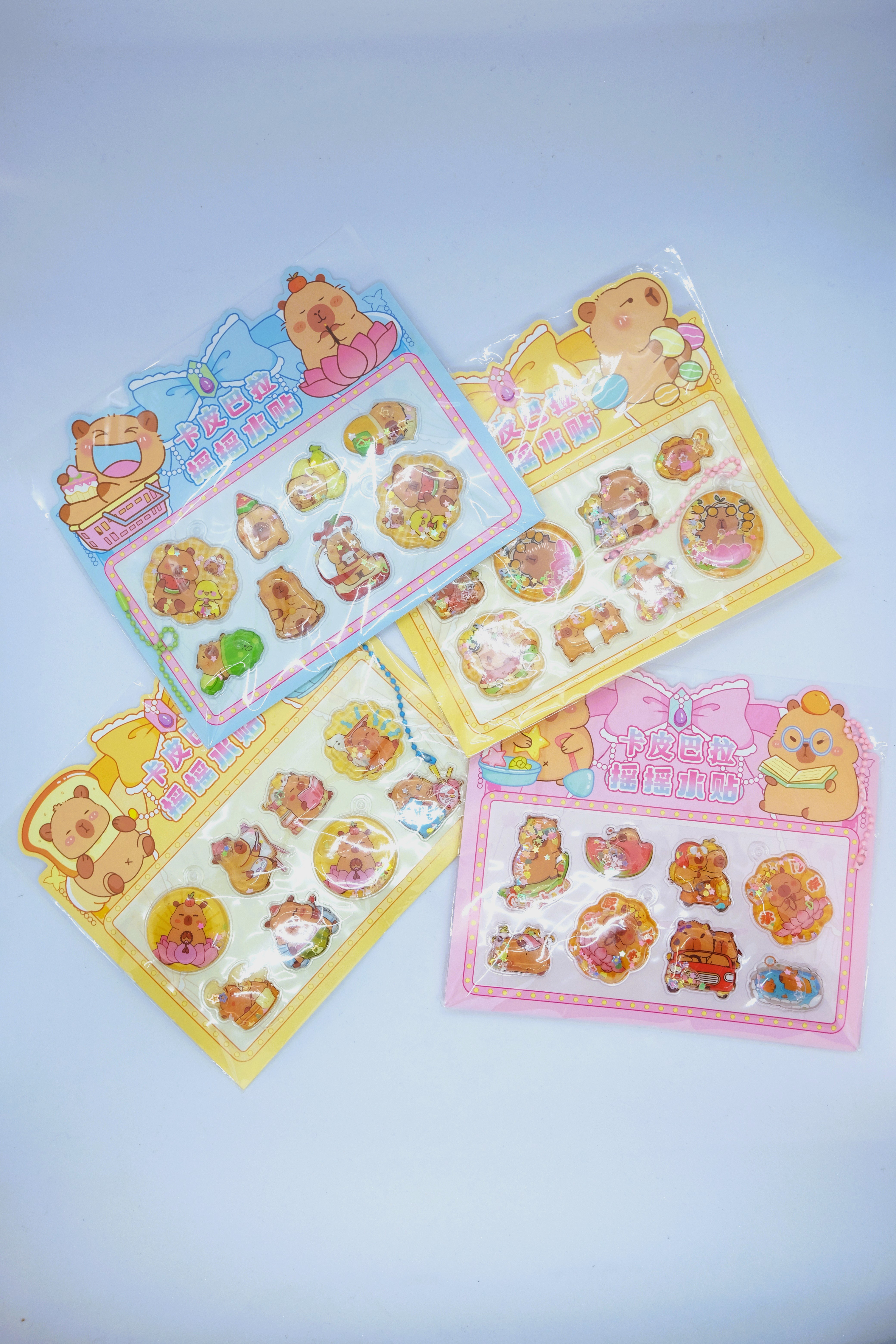 CAPİBARA 8'Lİ SULU STİCKER SET