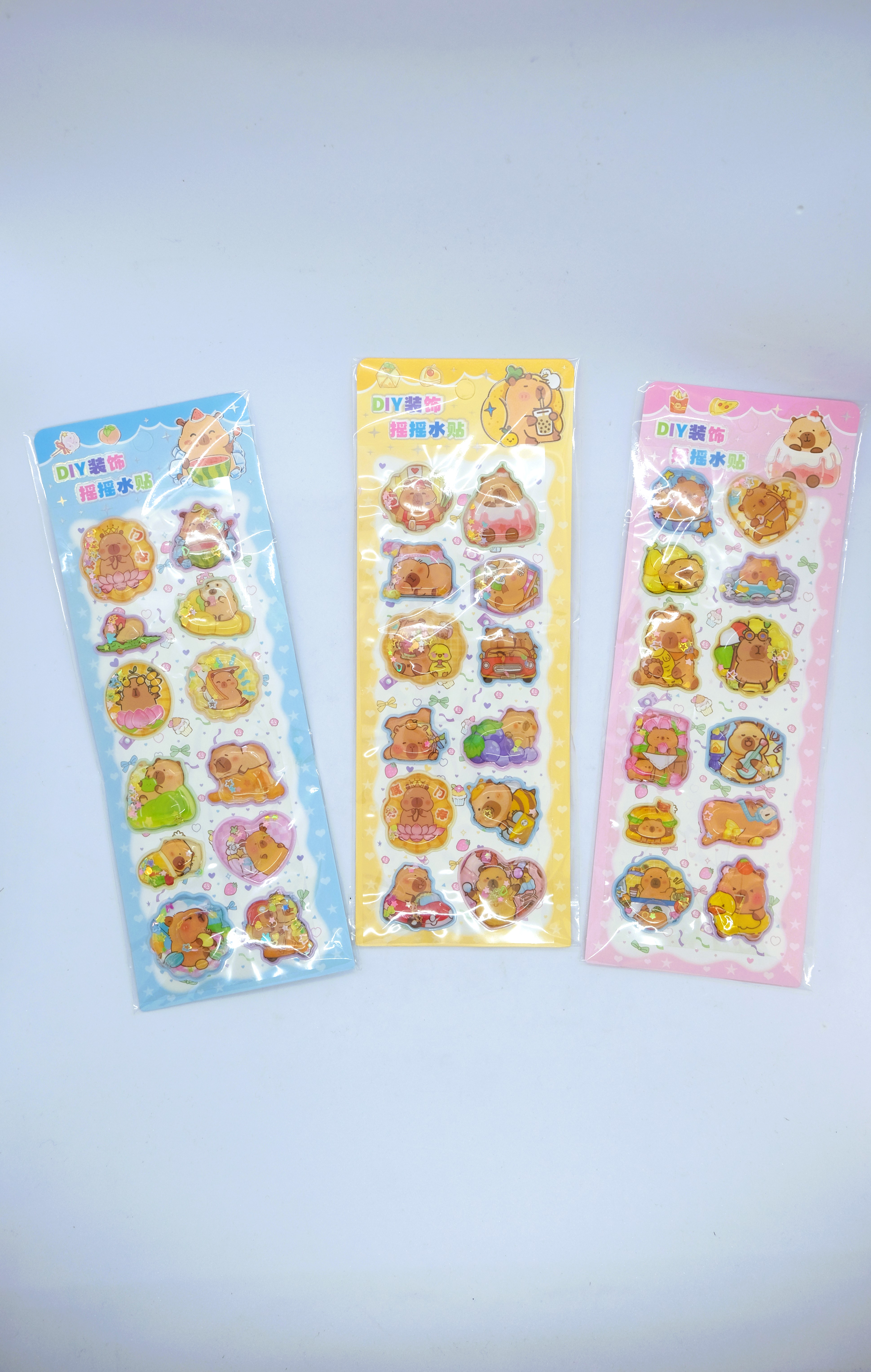 CAPİBARA 12'Lİ SULU STİCKER SET