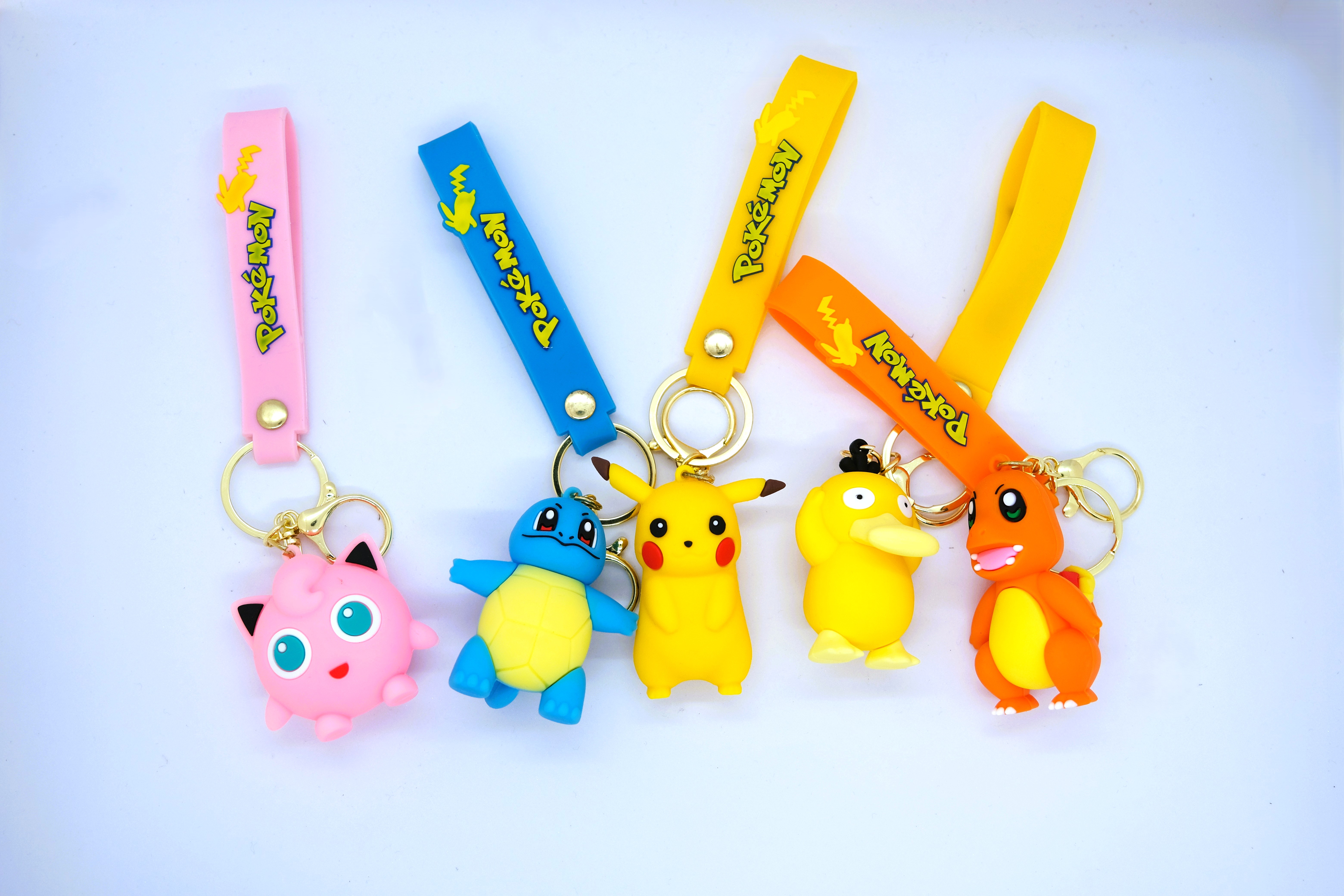 POKEMON-GARFİELD FİGÜRLÜ ANAHTARLIK